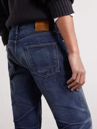 Tom Ford Straight-Leg Selvedge Jeans - Men | Thumbnail 5 Tom Ford Straight-Leg Selvedge Jeans - Men | Thumbnail 5