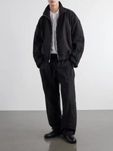 Nahmias Logo-Appliquéd Straight-Leg Shell Sweatpants - Men | Thumbnail 2 Nahmias Logo-Appliquéd Straight-Leg Shell Sweatpants - Men | Thumbnail 2