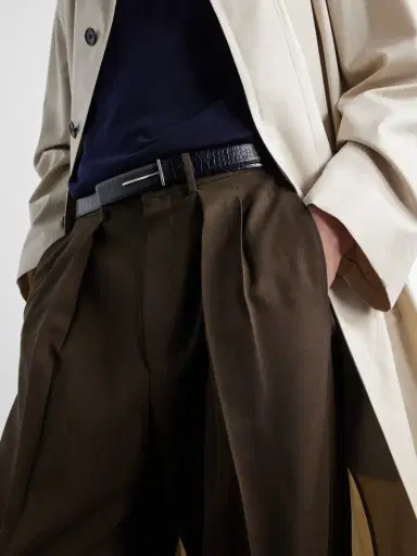 Tom Ford 2.5 cm Croc-Effect Leather Belt - Men | Thumbnail 2 Tom Ford 2.5 cm Croc-Effect Leather Belt - Men | Thumbnail 2