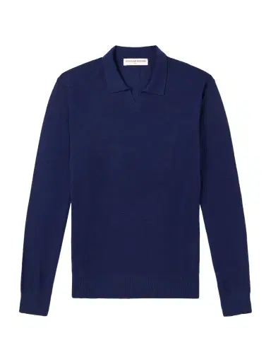 Orlebar Brown Bresson Cashmere Polo Shirt - Men | Thumbnail 1 Orlebar Brown Bresson Cashmere Polo Shirt - Men | Thumbnail 1