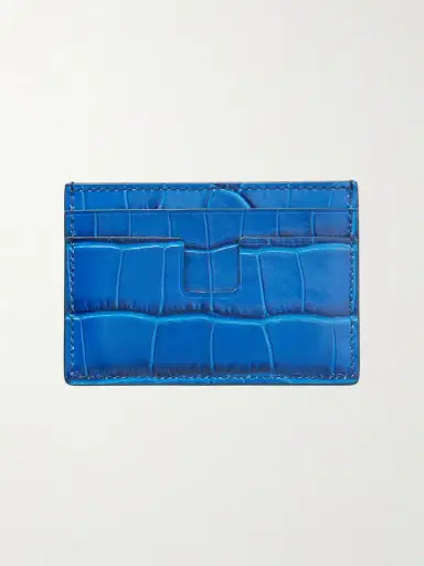 Tom Ford Croc-Effect Leather Card Holder - Men | Thumbnail 3 Tom Ford Croc-Effect Leather Card Holder - Men | Thumbnail 3