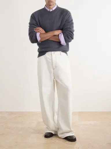 PIACENZA 1733 Mohair and Silk-Blend Sweater - Men | Thumbnail 2 PIACENZA 1733 Mohair and Silk-Blend Sweater - Men | Thumbnail 2