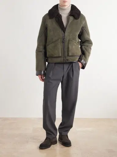 Polo Ralph Lauren Shearling Flight Jacket - Men | Thumbnail 2 Polo Ralph Lauren Shearling Flight Jacket - Men | Thumbnail 2