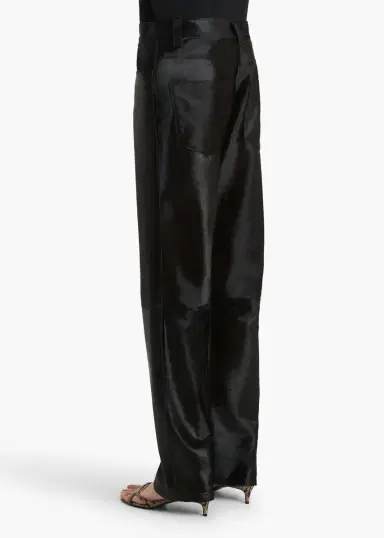 Khaite Callum Pant In Chocolate Haircalf | Thumbnail 4 Khaite Callum Pant In Chocolate Haircalf | Thumbnail 4