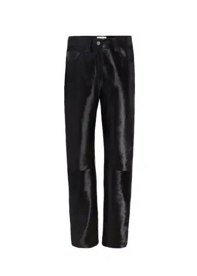 Khaite Callum Pant In Chocolate Haircalf | Thumbnail 1 Khaite Callum Pant In Chocolate Haircalf | Thumbnail 1