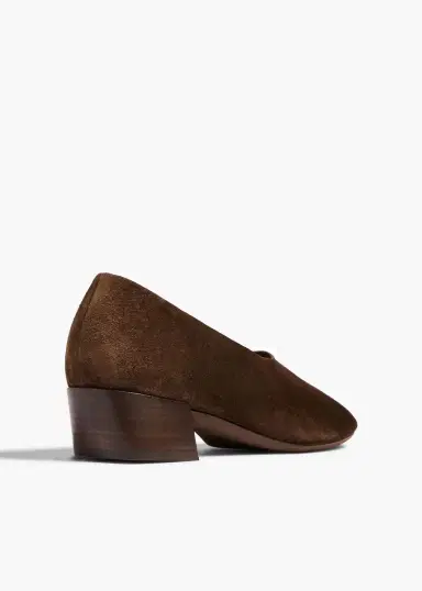 Khaite Marcy Pump In Ebano Suede | Thumbnail 4 Khaite Marcy Pump In Ebano Suede | Thumbnail 4