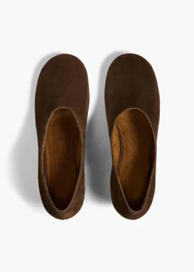 Khaite Marcy Pump In Ebano Suede | Thumbnail 5 Khaite Marcy Pump In Ebano Suede | Thumbnail 5