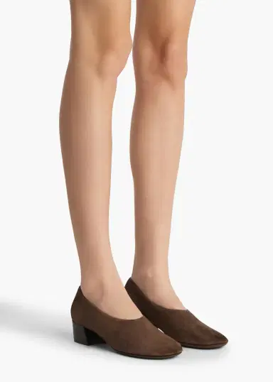 Khaite Marcy Pump In Ebano Suede | Thumbnail 6 Khaite Marcy Pump In Ebano Suede | Thumbnail 6