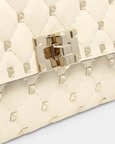 Valentino Garavani Quilted Rockstud Leather Shoulder Bag | Thumbnail 5 Valentino Garavani Quilted Rockstud Leather Shoulder Bag | Thumbnail 5