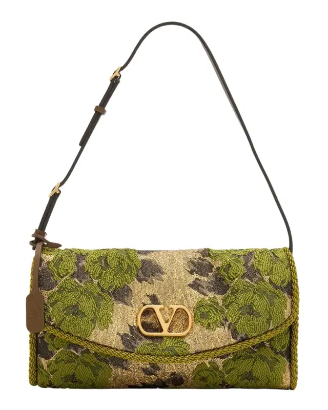 Logo Floral Shoulder Bag Logo Floral Shoulder Bag