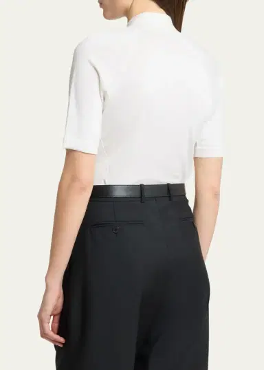 Givenchy Cropped Short-Sleeve Polo Shirt | Thumbnail 3 Givenchy Cropped Short-Sleeve Polo Shirt | Thumbnail 3