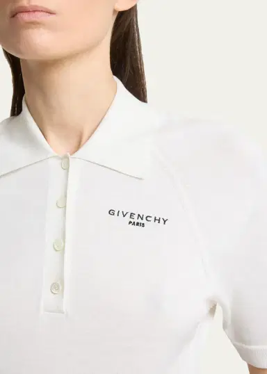 Givenchy Cropped Short-Sleeve Polo Shirt | Thumbnail 5 Givenchy Cropped Short-Sleeve Polo Shirt | Thumbnail 5