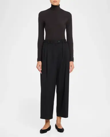 Akris punto Mock Neck Long-Sleeve Jersey Top | Thumbnail 2 Akris punto Mock Neck Long-Sleeve Jersey Top | Thumbnail 2