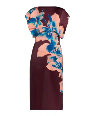 MISA Los Angeles Avri Floral Satin Midi Dress | Thumbnail 1 MISA Los Angeles Avri Floral Satin Midi Dress | Thumbnail 1