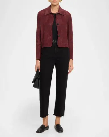Arma Button-Down Suede Jacket | Thumbnail 2 Arma Button-Down Suede Jacket | Thumbnail 2