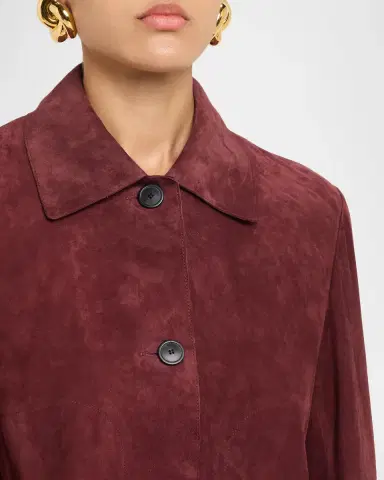 Arma Button-Down Suede Jacket | Thumbnail 5 Arma Button-Down Suede Jacket | Thumbnail 5