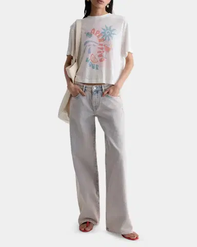 AG Jeans Relaxed Short-Sleeve Tee | Thumbnail 2 AG Jeans Relaxed Short-Sleeve Tee | Thumbnail 2