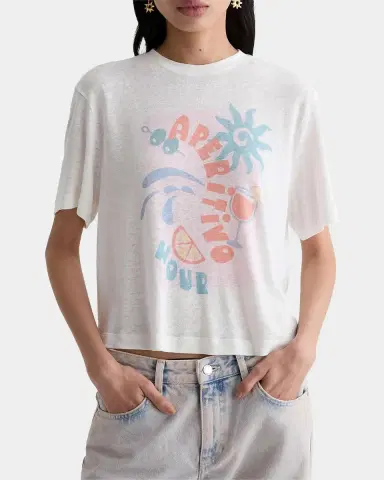 AG Jeans Relaxed Short-Sleeve Tee | Thumbnail 4 AG Jeans Relaxed Short-Sleeve Tee | Thumbnail 4