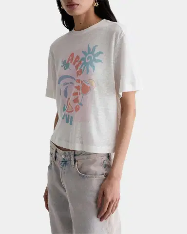 AG Jeans Relaxed Short-Sleeve Tee | Thumbnail 8 AG Jeans Relaxed Short-Sleeve Tee | Thumbnail 8