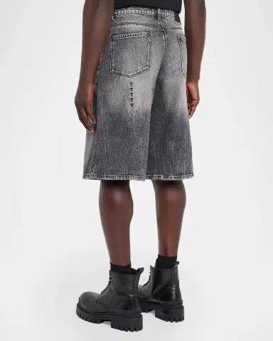 RTA Men's Gustavo Denim Bermuda Shorts | Thumbnail 3 RTA Men's Gustavo Denim Bermuda Shorts | Thumbnail 3