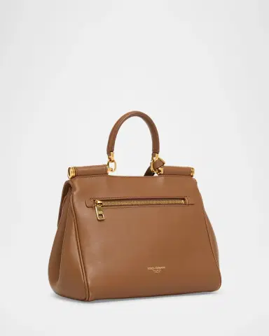 Dolce & Gabbana My Sicily Leather Top Handle Bag | Thumbnail 3 Dolce & Gabbana My Sicily Leather Top Handle Bag | Thumbnail 3