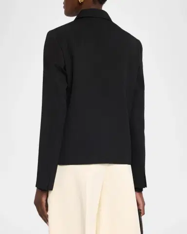 Jil Sander Notch Lapel Wool Blazer | Thumbnail 3 Jil Sander Notch Lapel Wool Blazer | Thumbnail 3