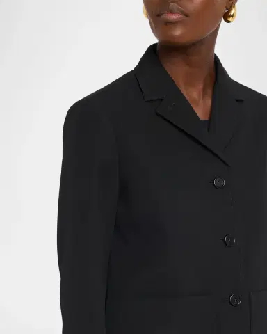 Jil Sander Notch Lapel Wool Blazer | Thumbnail 5 Jil Sander Notch Lapel Wool Blazer | Thumbnail 5