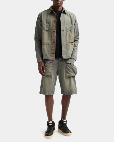 G-Star High Pocket Sun-Faded Cotton Shorts | Thumbnail 2 G-Star High Pocket Sun-Faded Cotton Shorts | Thumbnail 2