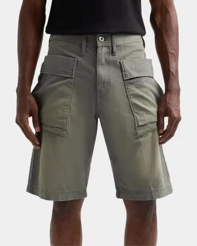 G-Star High Pocket Sun-Faded Cotton Shorts | Thumbnail 3 G-Star High Pocket Sun-Faded Cotton Shorts | Thumbnail 3