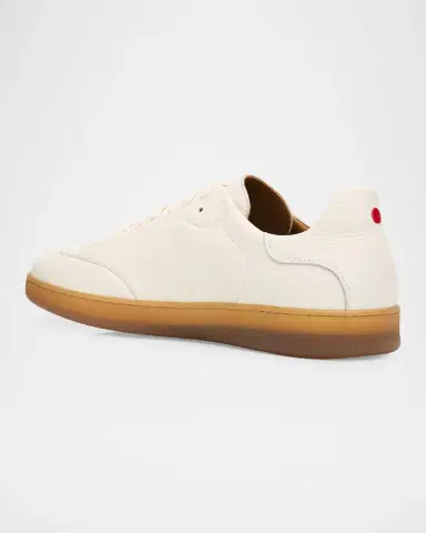Kiton Men's Deerskin T-Toe Low-Top Sneakers | Thumbnail 2 Kiton Men's Deerskin T-Toe Low-Top Sneakers | Thumbnail 2