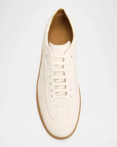 Kiton Men's Deerskin T-Toe Low-Top Sneakers | Thumbnail 3 Kiton Men's Deerskin T-Toe Low-Top Sneakers | Thumbnail 3
