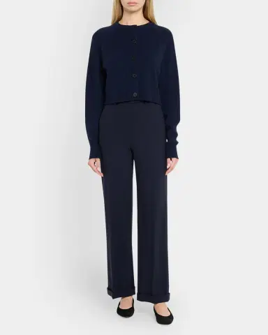 Loulou De Saison Heike Cashmere Crop Cardigan | Thumbnail 2 Loulou De Saison Heike Cashmere Crop Cardigan | Thumbnail 2