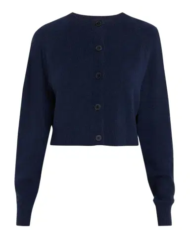Loulou De Saison Heike Cashmere Crop Cardigan | Thumbnail 1 Loulou De Saison Heike Cashmere Crop Cardigan | Thumbnail 1