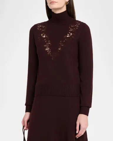 Zimmermann Valiant Merino Wool Turtleneck Sweater | Thumbnail 4 Zimmermann Valiant Merino Wool Turtleneck Sweater | Thumbnail 4