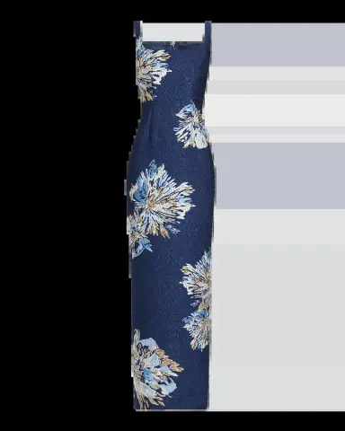 Saloni Bora Brocade Column Dress | Thumbnail 2 Saloni Bora Brocade Column Dress | Thumbnail 2