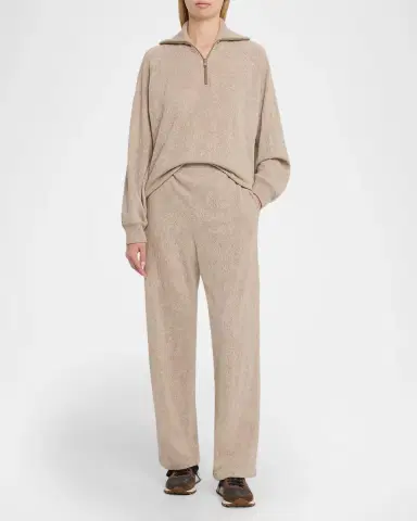 Brunello Cucinelli Jersey Lace Pointelle Knit Pants | Thumbnail 2 Brunello Cucinelli Jersey Lace Pointelle Knit Pants | Thumbnail 2