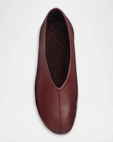 The Row Stella Leather Slippers | Thumbnail 2 The Row Stella Leather Slippers | Thumbnail 2