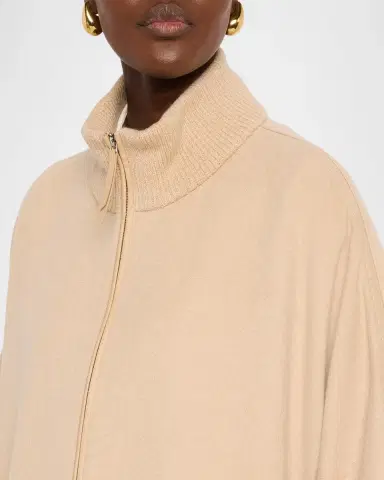Lafayette 148 New York Oversized Camel Hair Cape | Thumbnail 5 Lafayette 148 New York Oversized Camel Hair Cape | Thumbnail 5