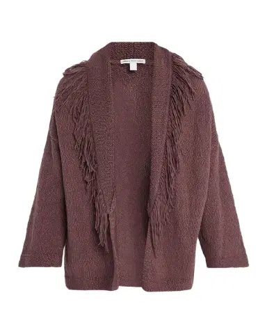Autumn Cashmere Fringe-Trim Cotton Knit Cardigan | Thumbnail 1 Autumn Cashmere Fringe-Trim Cotton Knit Cardigan | Thumbnail 1