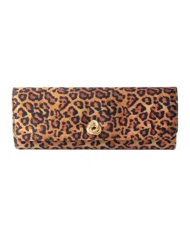MICHELLE WILHITE Mini Robbie Animal Print Flap Clutch Bag | Thumbnail 1 MICHELLE WILHITE Mini Robbie Animal Print Flap Clutch Bag | Thumbnail 1