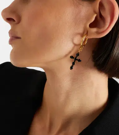 Dolce & Gabbana Crystal-embellished drop earrings | Thumbnail 5 Dolce & Gabbana Crystal-embellished drop earrings | Thumbnail 5