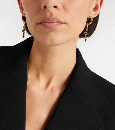 Dolce & Gabbana Crystal-embellished drop earrings | Thumbnail 6 Dolce & Gabbana Crystal-embellished drop earrings | Thumbnail 6