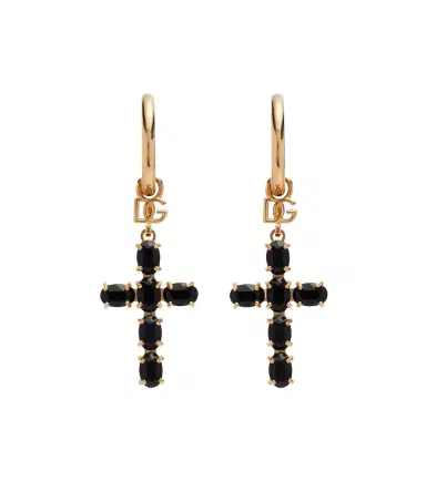 Dolce & Gabbana Crystal-embellished drop earrings | Thumbnail 1 Dolce & Gabbana Crystal-embellished drop earrings | Thumbnail 1