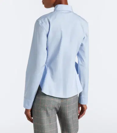 Stella McCartney Peplum cotton poplin shirt | Thumbnail 5 Stella McCartney Peplum cotton poplin shirt | Thumbnail 5
