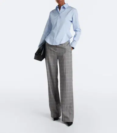 Stella McCartney Peplum cotton poplin shirt | Thumbnail 6 Stella McCartney Peplum cotton poplin shirt | Thumbnail 6