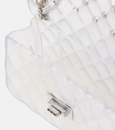 Monnalisa Studded glitter PVC shoulder bag | Thumbnail 3 Monnalisa Studded glitter PVC shoulder bag | Thumbnail 3