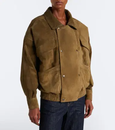 Saint Laurent Suede blouson jacket | Thumbnail 2 Saint Laurent Suede blouson jacket | Thumbnail 2