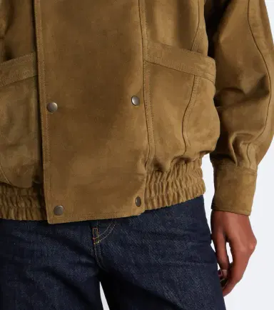 Saint Laurent Suede blouson jacket | Thumbnail 3 Saint Laurent Suede blouson jacket | Thumbnail 3