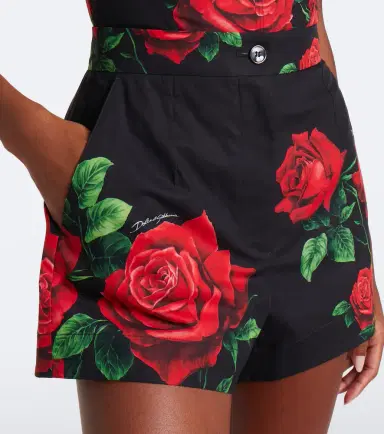 Dolce & Gabbana Floral cotton shorts | Thumbnail 2 Dolce & Gabbana Floral cotton shorts | Thumbnail 2