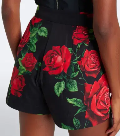 Dolce & Gabbana Floral cotton shorts | Thumbnail 4 Dolce & Gabbana Floral cotton shorts | Thumbnail 4